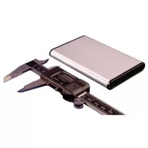 Image of Hammond 1455A1002BK Aluminium Enclosure Slimline 100x70x12mm Black