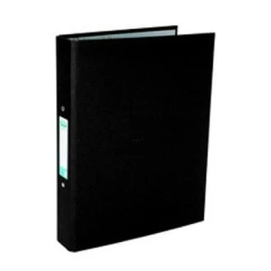 Image of Elba A4 Ring Binder Paper On-Board 2 O-Ring 25mm Black Single
