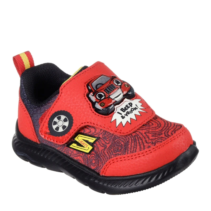 Image of Skechers Comfy Flex 2.0-Sound Buddies Low-Top Trainers Unisex Kids Red/Black unisex C6 (22.5)