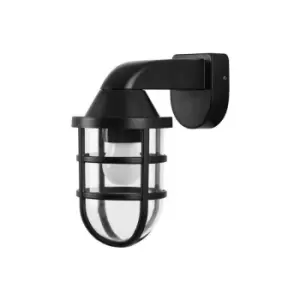 Image of Corande Polycarbonate Garden Lantern Clear, Black 21.5 Cm