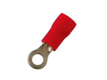 Image of Ring Terminal 4.3mm Red Pk 100 Connect 30144
