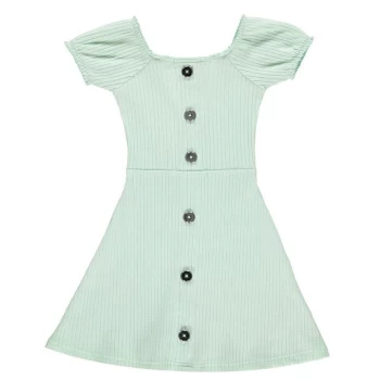 Image of Firetrap Rib Dress Junior Girls - Green