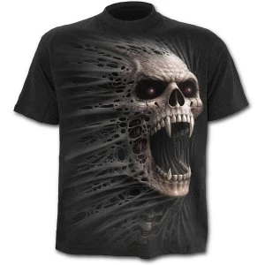 Image of Cast Out Mens Small T-Shirt - Black