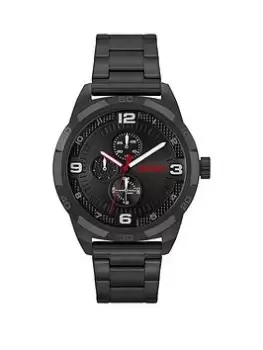 Image of Hugo Gents Hugo #Grip Black Ip Bracelet Watch