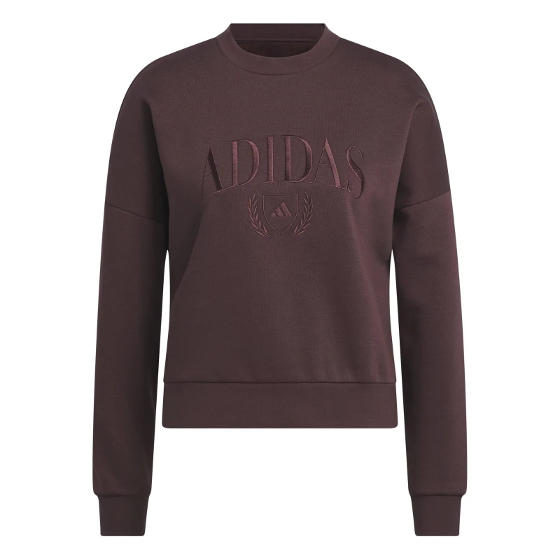 Image of Adidas Sweatshirt woman adidas Cozy Holiday Marron Female S JM1794