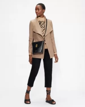 Image of Wool Wrap Short Coat