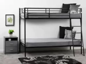 Image of Seconique Brandon 3' Bunk Bed - Black