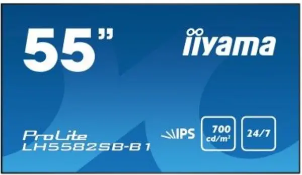 Image of iiyama 55" ProLite LH5582S-B1 Full HD Large Format Digital Signage Commercial Display