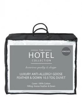 Image of Luxury Anti-Allergy Goose Feather and Down 10.5 Tog Duvet
