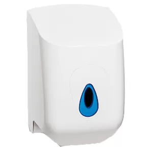 Image of Value White Plastic Centrefeed Dispenser