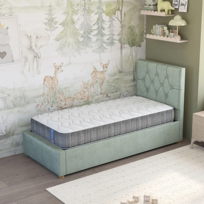 Image of Aspire Kids & Teenagers Pocket Sprung Memory Support Mattress, Size Small Single