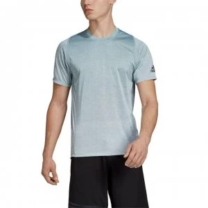 Image of adidas Mens Freelift Grad T-Shirt - Ash Grey/White