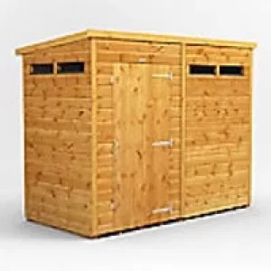 Image of Power Garden Shed 84PPSS Golden Brown 8x4