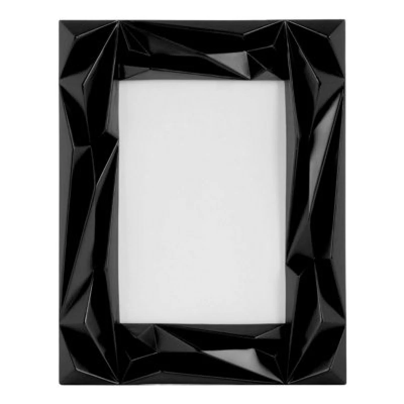 Image of Interiors by Premier Geo Prisma Black 5" x 7" Photo Frame Black