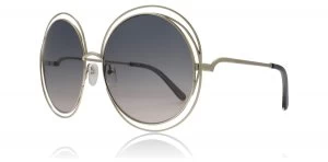 Image of Chloe Carlina Sunglasses Gold / Grey 770 62mm