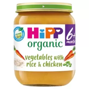Image of HiPP Organic Vegetables With Rice & Chicken Jar 6+ Months