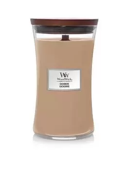 Image of Woodwick Hourglass Candle Jar - Cashmere