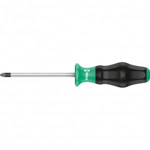 Image of Wera Kraftform Comfort Pozi Screwdriver PZ2 100mm