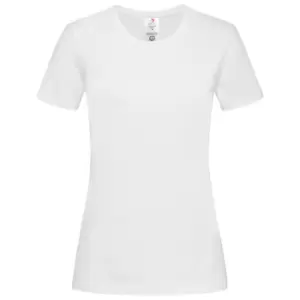 Image of Stedman Womens/Ladies Classic Organic T-Shirt (L) (White)