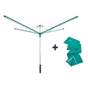 Image of Leifheit - Linomatic 600 Deluxe 60m Rotary Dryer With Cover