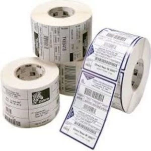 Image of Zebra 3004645 Original Z-Perform Printer Label 1000T (100mm x 100mm) White