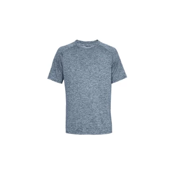 Image of Under Armour Mens Tech Tee - Academy/Steel - M