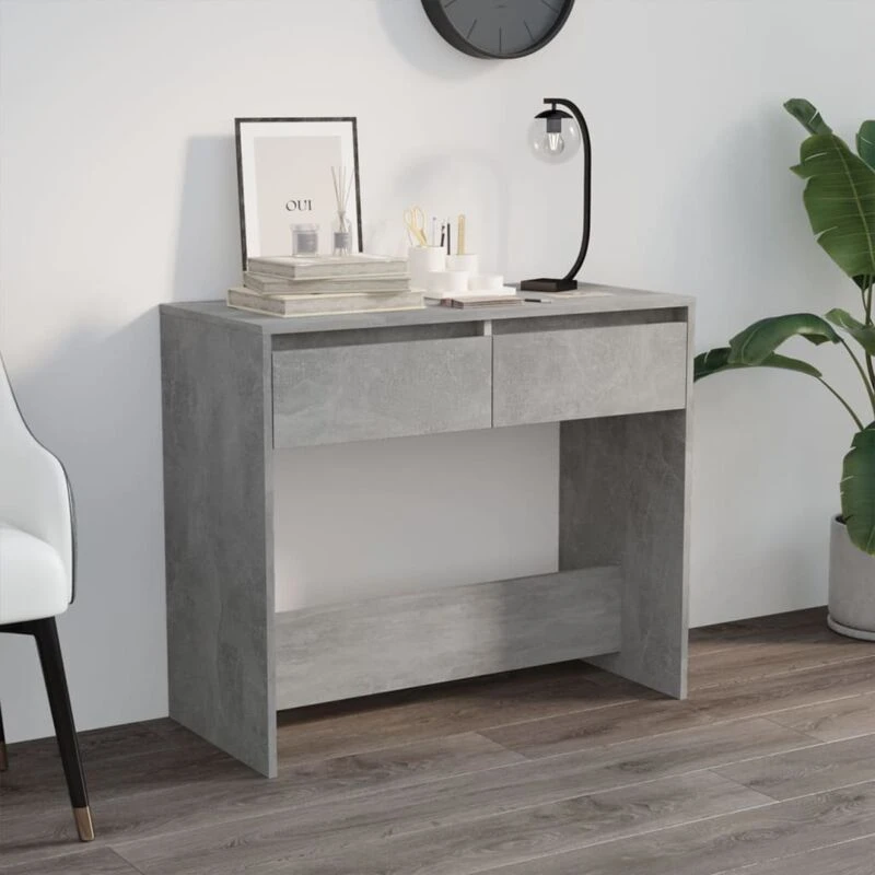 Image of VIDAXL Console Table Concrete Grey 89x41x76.5cm Steel Vidaxl 8720286834824
