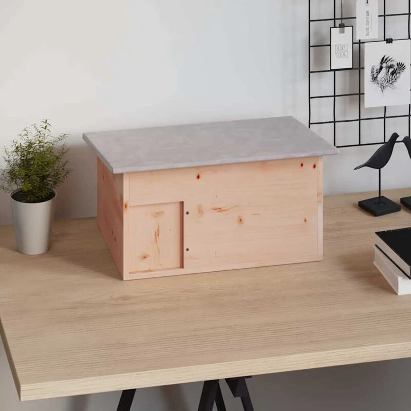 Image of VIDAXL Hedgehog House 45x33x22cm Wood Vidaxl 42351