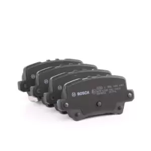 Image of Bosch Brake pad set HONDA 0 986 494 642 43022SMGE00,43022SMGE01,43022SMGE02 43022SMGE03,43224SMGE01