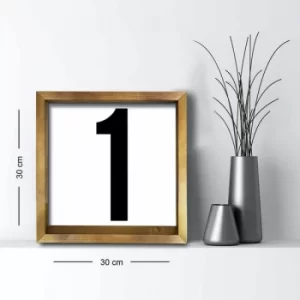 Image of 3030AHS-0104a Multicolor Decorative Framed MDF Painting