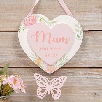 Image of Sophia Heart Hanging Plaque - Mum