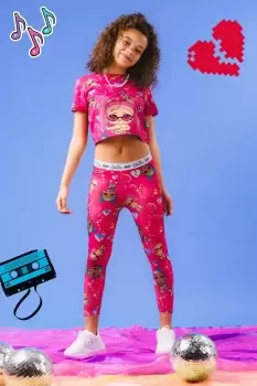 Image of HYPE X L.O.L. BAE WHEELS KIDS CROP T-SHIRT