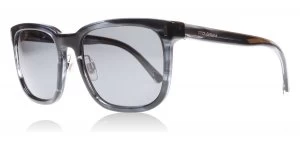 Image of Dolce & Gabbana DG4271 Sunglasses Striped Anthracite 292481 Polariserade 56mm