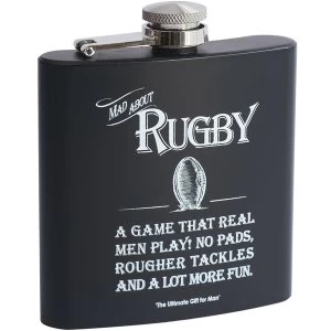 Image of Ultimate Gift for Man Hip Flask Rugby