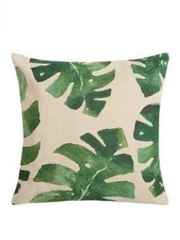Image of Banana Leaves Scatter Cushion Pair - Emerald Green