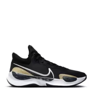 Image of Nike Renew Elevate III Mens Basketball Shoes - Black