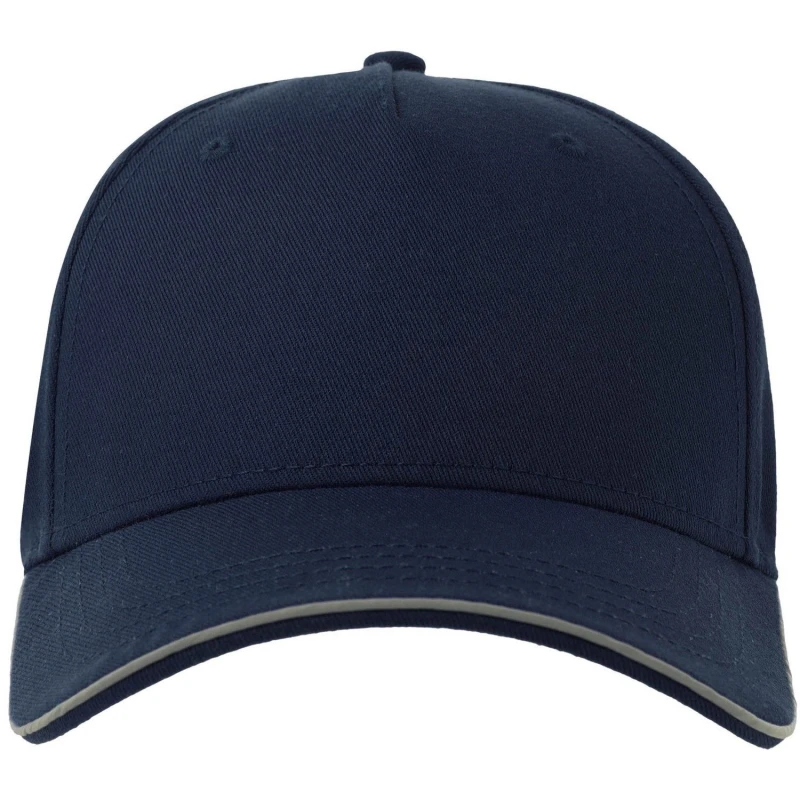 Image of Atlantis Atlantis Men Reflective 5 Panel Baseball Cap in Navy Navy One Size Male 5063527151438