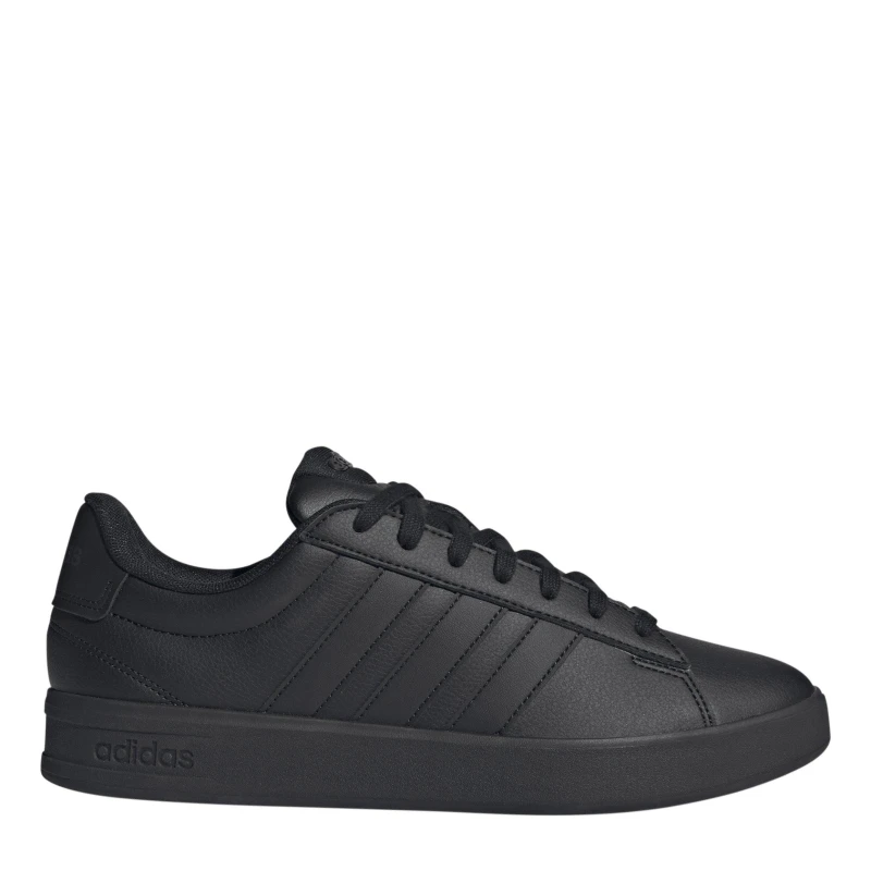 Image of adidas Grand Court Base 2 Trainers Mens Triple Black male 9 (43.3)
