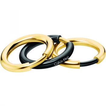 Image of Ladies & Gold Plated Disclose Set Ring