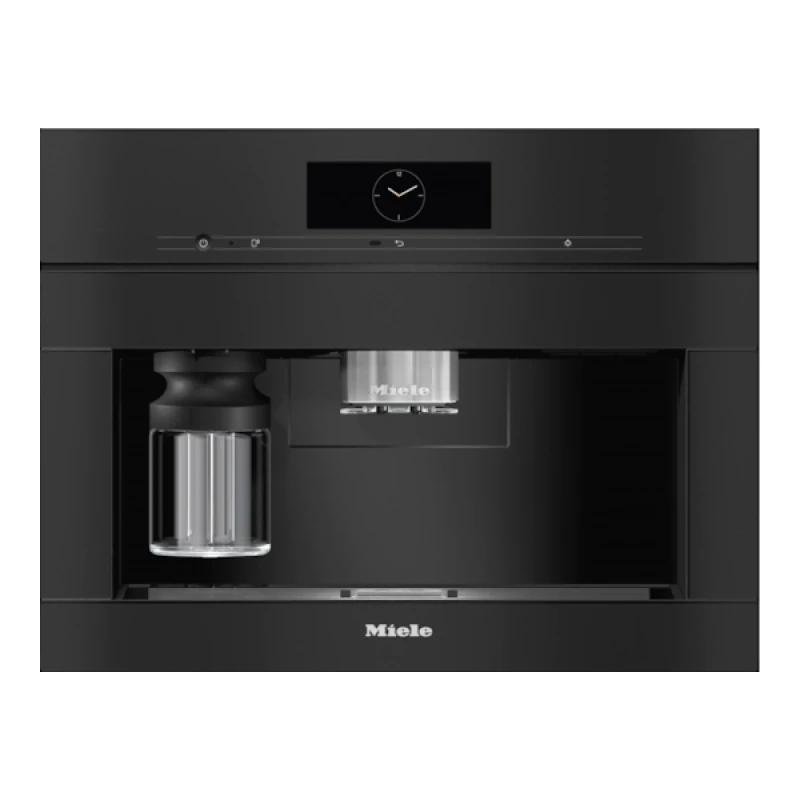 Image of Miele CVA7845OBBL M-Touch Plumbed In Fully Automatic Coffee Machine - BLACK CVA7845OBBL