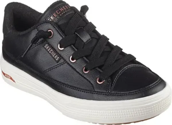 Image of Skechers Arch Fit Arcade - On My Way Low-Top Trainers Womens Low Trainers 5 (38) Black 27373103250