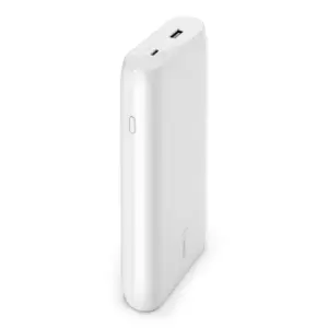 Image of Belkin 20000mAh Power Bank with 30W Power Delivery - White