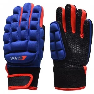 Image of Grays International Hockey Gloves Mens - Blue/Red