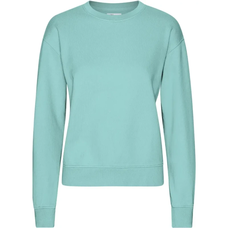 Image of Colorful Standard Sweatshirt Crewneck woman Colorful Standard Classic Organic Teal Blue Bleu Female M
