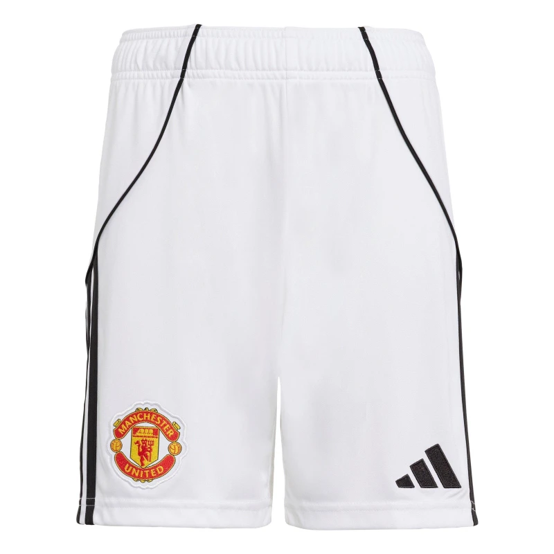 Image of Adidas Manchester United Kids Jersey 2025/26 Blanc Unisex 9/10 ans JP3017