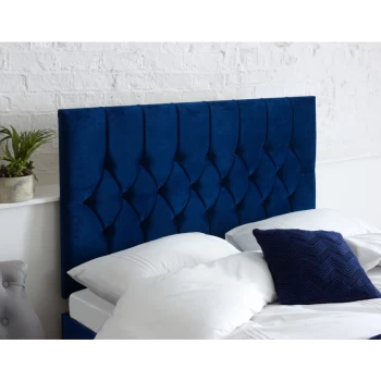 Image of Boutique Headboard, Navy - Headboard Size Superking (180x200) - Catherine Lansfield
