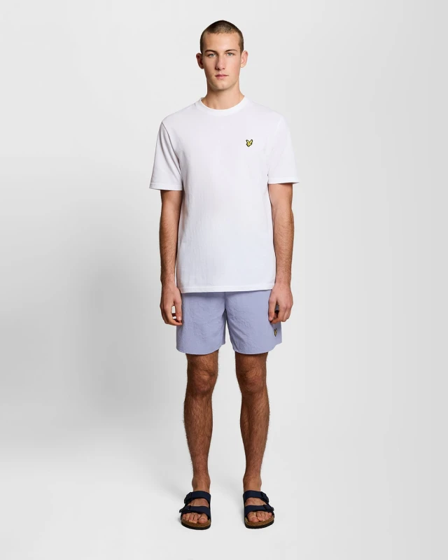 Image of Swim shorts Lyle & Scott Plain Bleu Male L