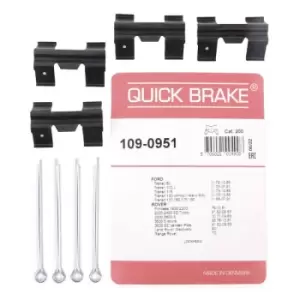 Image of QUICK BRAKE Accessory Kit, disc brake pads FORD,LAND ROVER,ROVER 109-0951