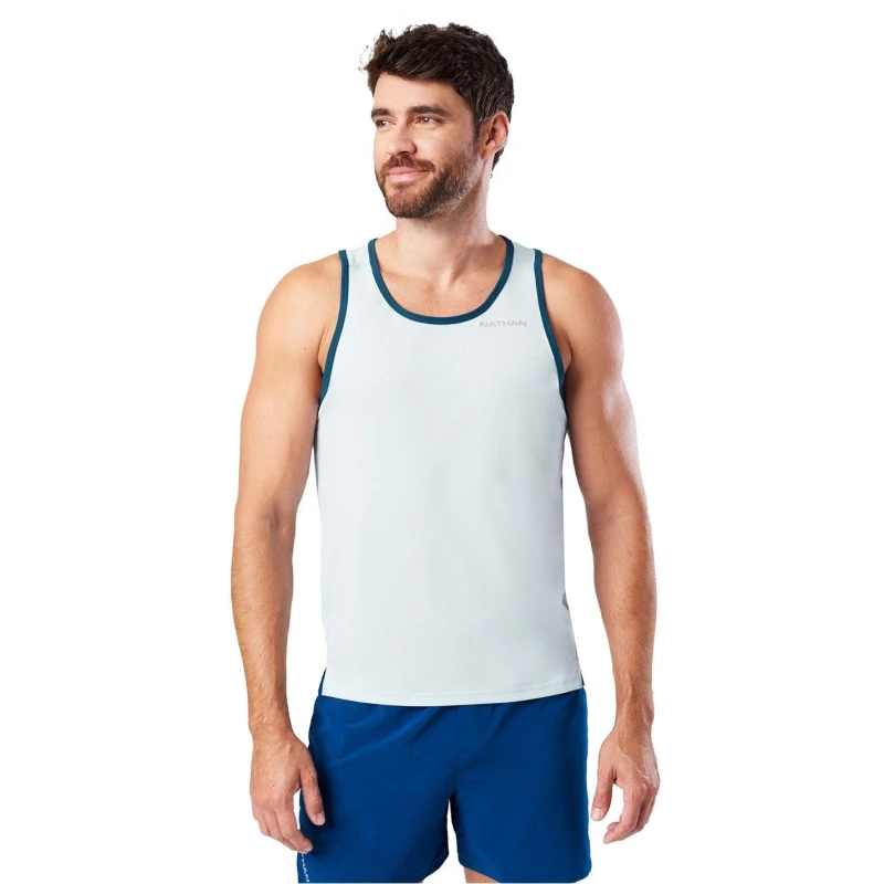 Image of Nathan Mens Performance Running Vest Sky Blue male Small