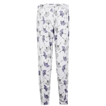 Image of Linea Jersey Jogging Pants - Grey Floral